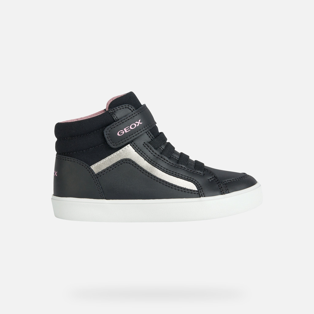 High Top Sneakers GISLI JUNIOR Black - image number 1 | GEOX