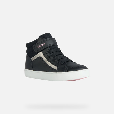 High Top Sneakers GISLI JUNIOR Black - image number 2 | GEOX