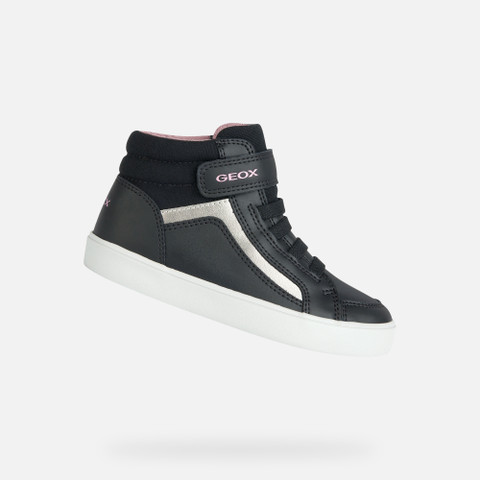 High Top Sneakers GISLI JUNIOR Black - image number 0 | GEOX