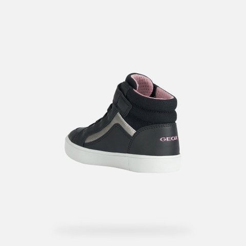High Top Sneakers GISLI JUNIOR Black - image number 3 | GEOX