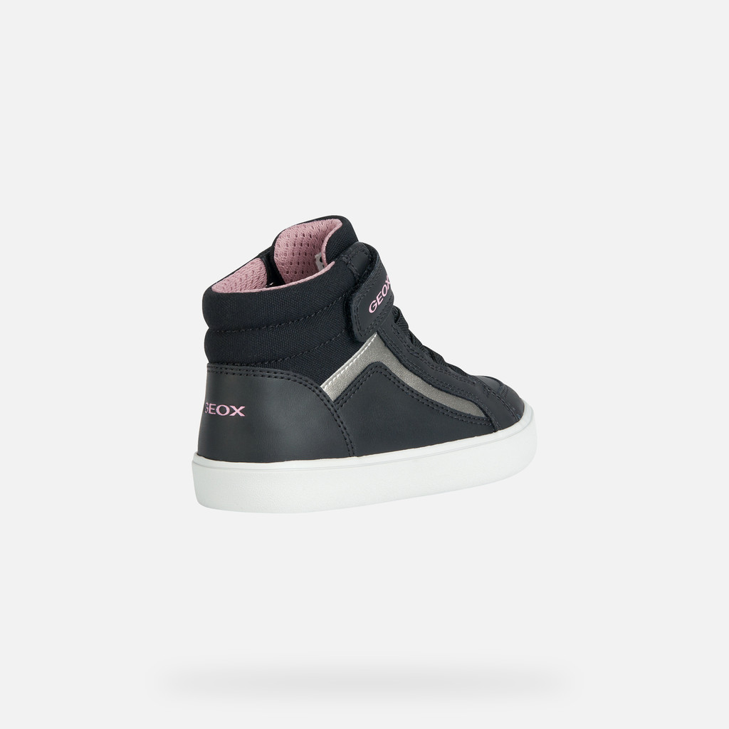 High Top Sneakers GISLI JUNIOR Black - image number 4 | GEOX