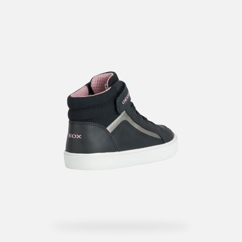 High Top Sneakers GISLI JUNIOR Black - image number 4 | GEOX