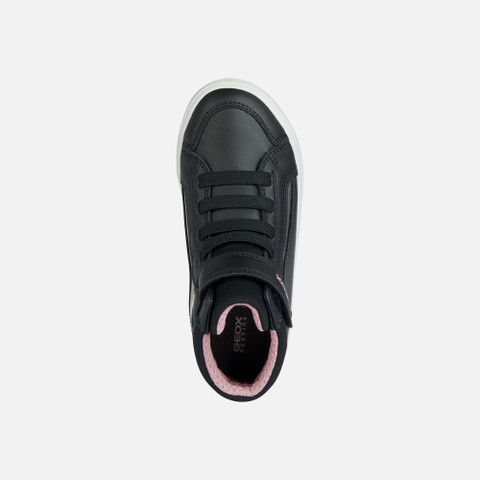 High Top Sneakers GISLI JUNIOR Black - image number 5 | GEOX