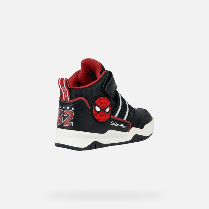 Geox® PERTH: Spider-Man Sneakers black Kids | Geox® | Riemchensandalen