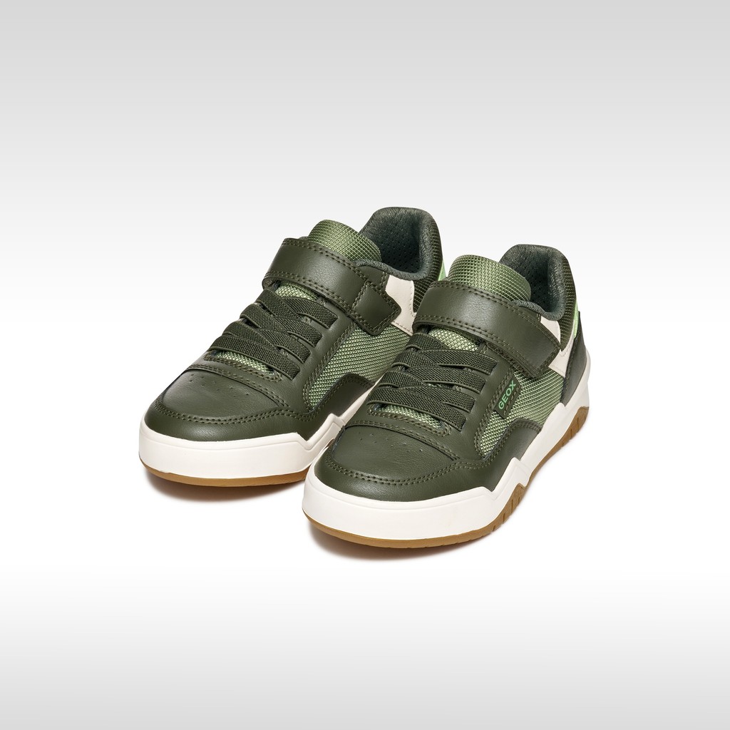 Low top sneakers PERTH BOY Military - image number 1 | GEOX