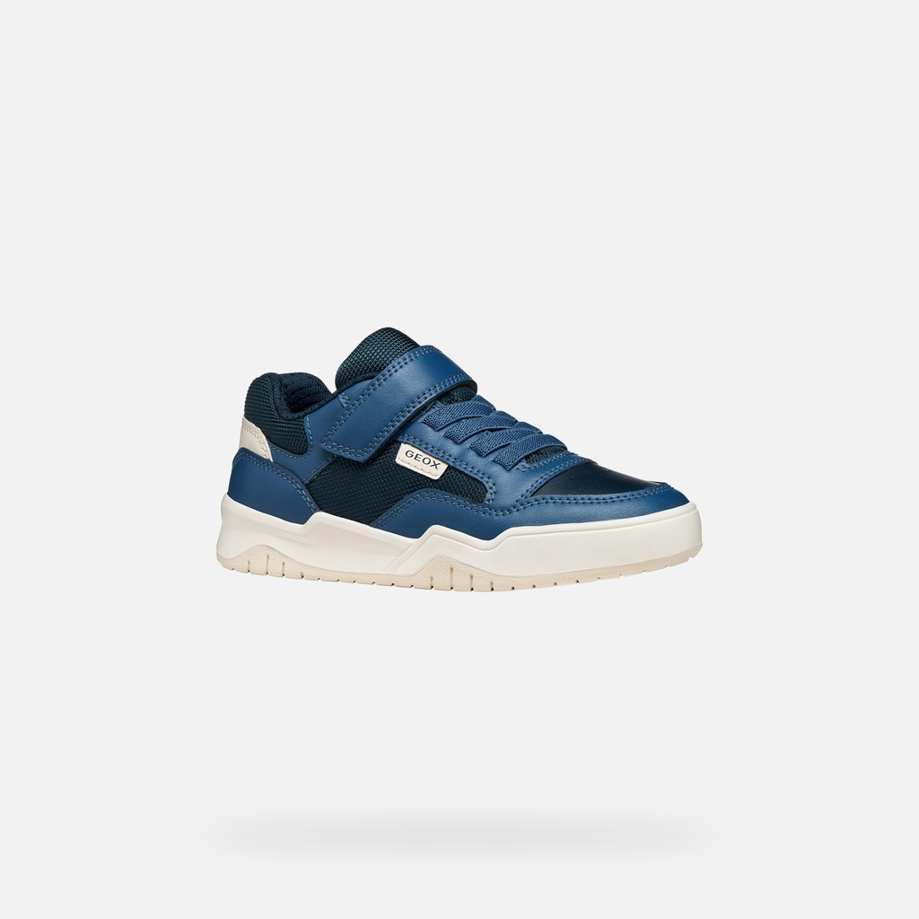 Baskets basse PERTH GARÇON Bleu aviateur/Bleu marine - image number 2 | GEOX