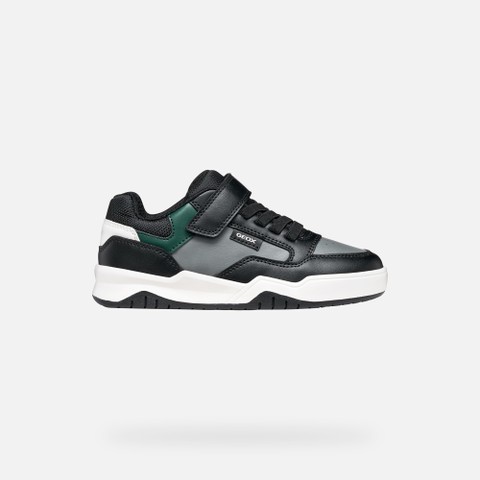Zapatillas con velcro PERTH NI&Ntilde;O Negro/Verde - image number 1 | GEOX