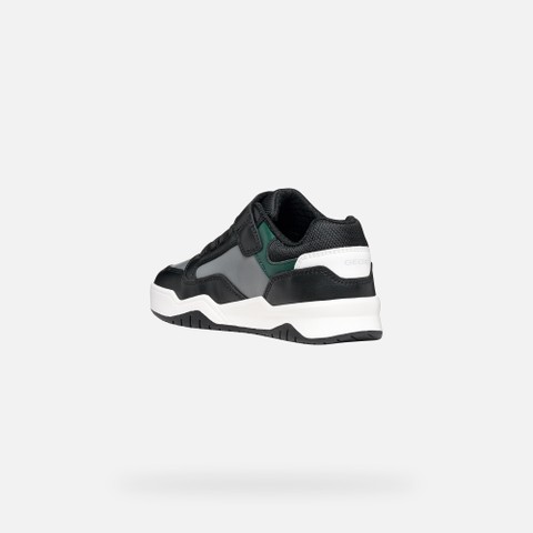 Zapatillas con velcro PERTH NI&Ntilde;O Negro/Verde - image number 3 | GEOX