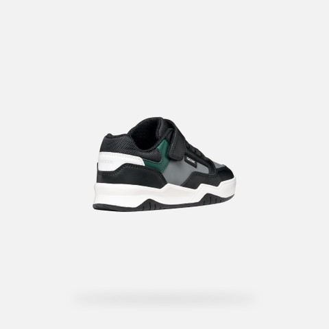 Zapatillas con velcro PERTH NI&Ntilde;O Negro/Verde - image number 4 | GEOX