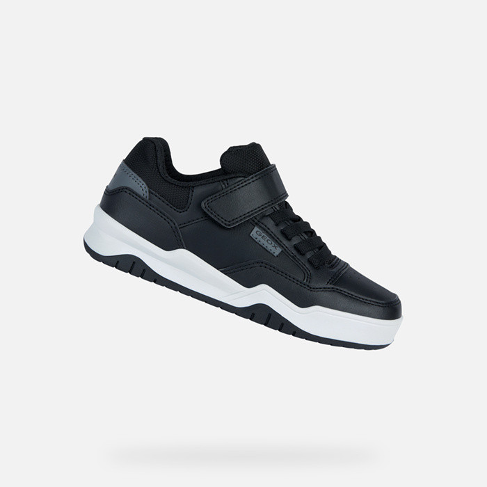 Low top sneakers PERTH BOY Black/Dark Grey | GEOX