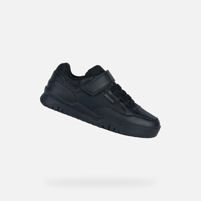 Leather shoes PERTH BOY Black | GEOX