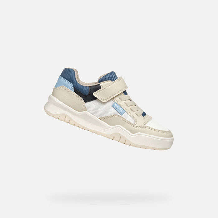 Low top sneakers PERTH BOY Light Beige/White | GEOX