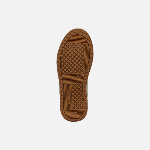 Low top sneakers PERTH BOY Brown/Light Blue - image number 6 | GEOX