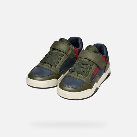 Low top sneakers PERTH BOY Military/Navy - image number 7 | GEOX