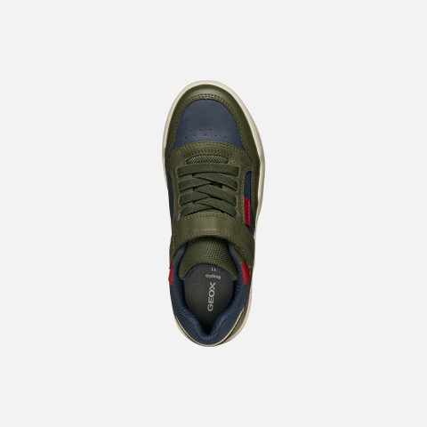 Low top sneakers PERTH BOY Military/Navy - image number 5 | GEOX