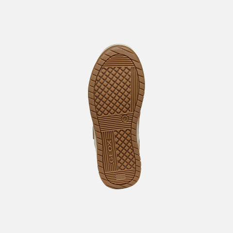 Low top sneakers PERTH BOY Dark Yellow/Brown - image number 6 | GEOX