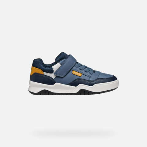 Low top sneakers PERTH BOY Avio/Gray - image number 1 | GEOX