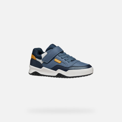 Low top sneakers PERTH BOY Avio/Gray - image number 2 | GEOX