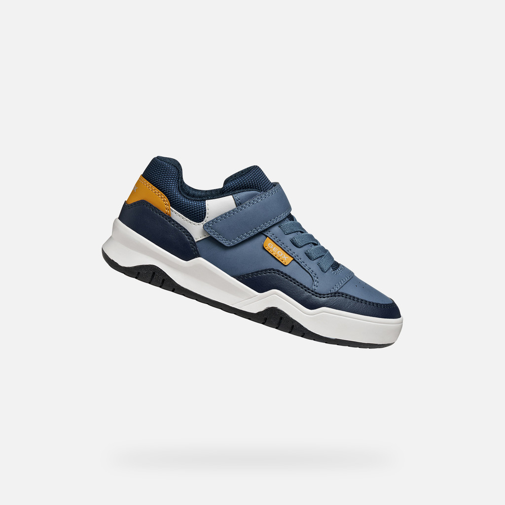 Low top sneakers PERTH BOY Avio/Gray - image number 0 | GEOX
