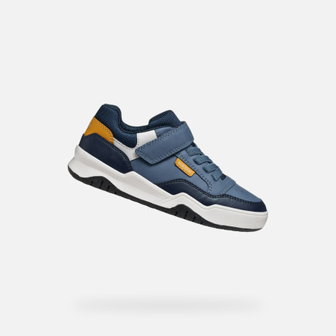 Low top sneakers PERTH BOY Avio/Gray - image number 0 | GEOX