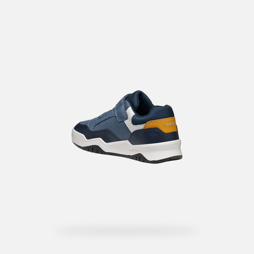 Low top sneakers PERTH BOY Avio/Gray - image number 3 | GEOX