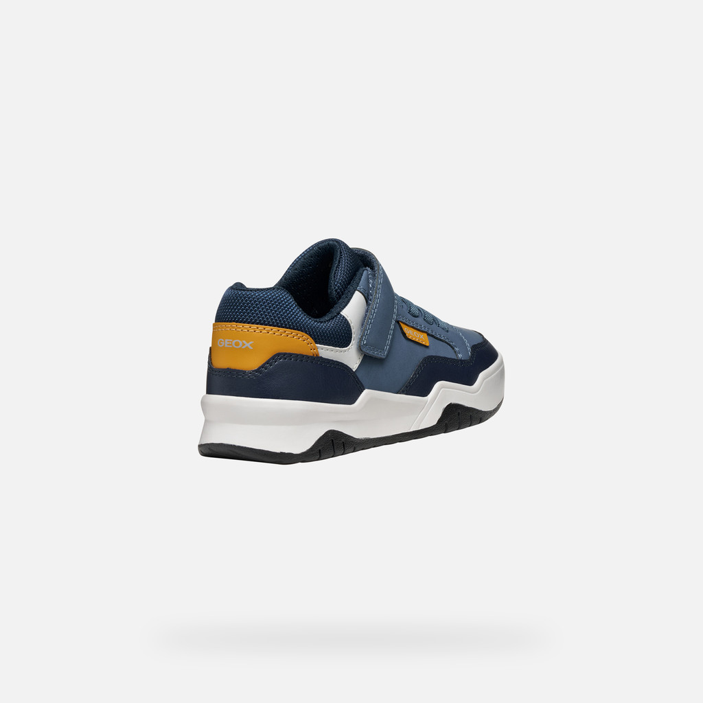 Low top sneakers PERTH BOY Avio/Gray - image number 4 | GEOX