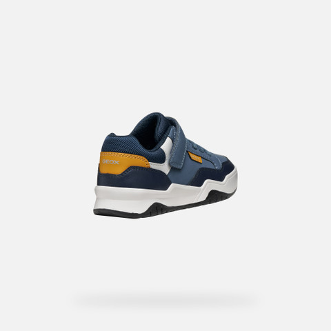 Low top sneakers PERTH BOY Avio/Gray - image number 4 | GEOX
