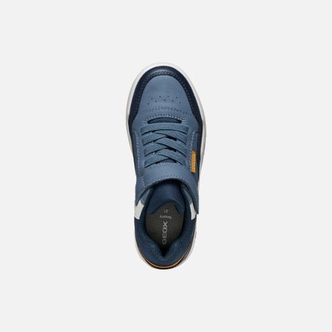 Low top sneakers PERTH BOY Avio/Gray - image number 5 | GEOX