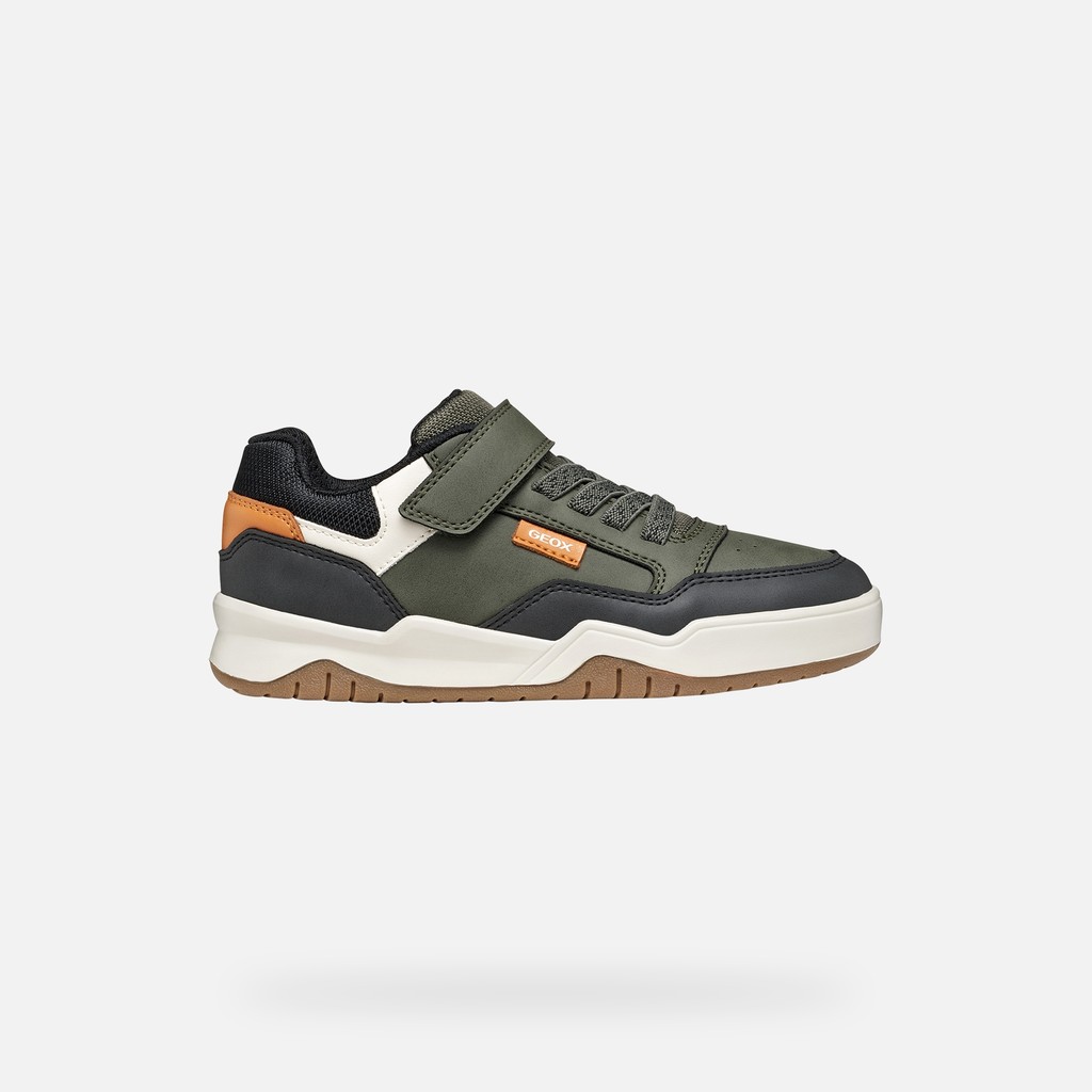 Niedrige Sneakers PERTH JUNGE Milit&auml;rgr&uuml;n - image number 1 | GEOX
