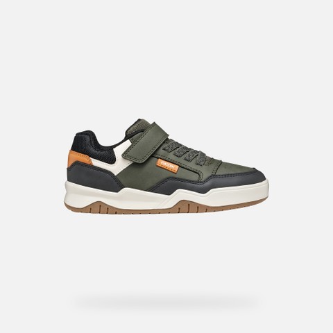 Niedrige Sneakers PERTH JUNGE Milit&auml;rgr&uuml;n - image number 1 | GEOX