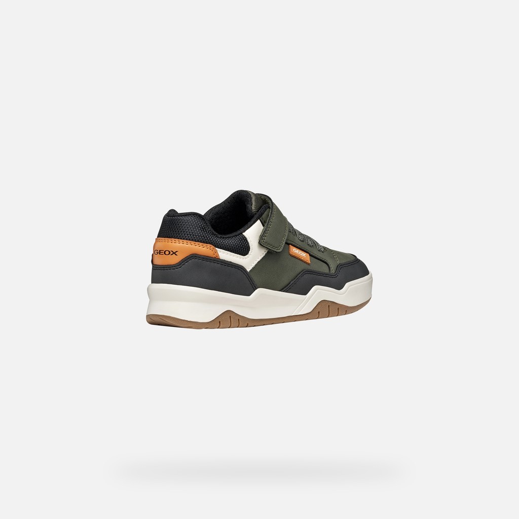 Niedrige Sneakers PERTH JUNGE Milit&auml;rgr&uuml;n - image number 4 | GEOX