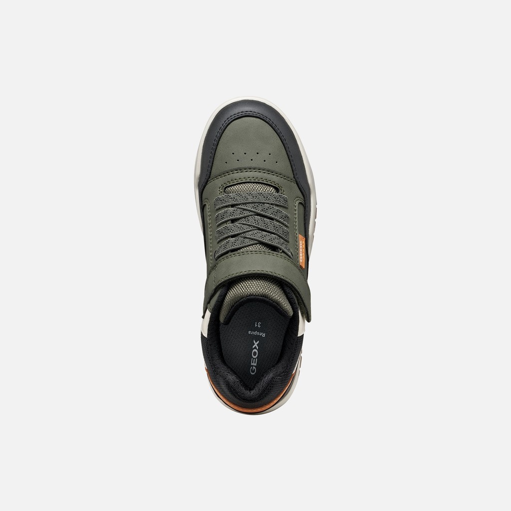 Niedrige Sneakers PERTH JUNGE Milit&auml;rgr&uuml;n - image number 5 | GEOX