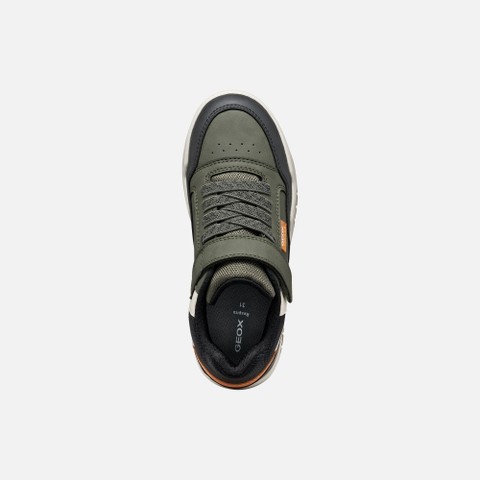 Niedrige Sneakers PERTH JUNGE Milit&auml;rgr&uuml;n - image number 5 | GEOX