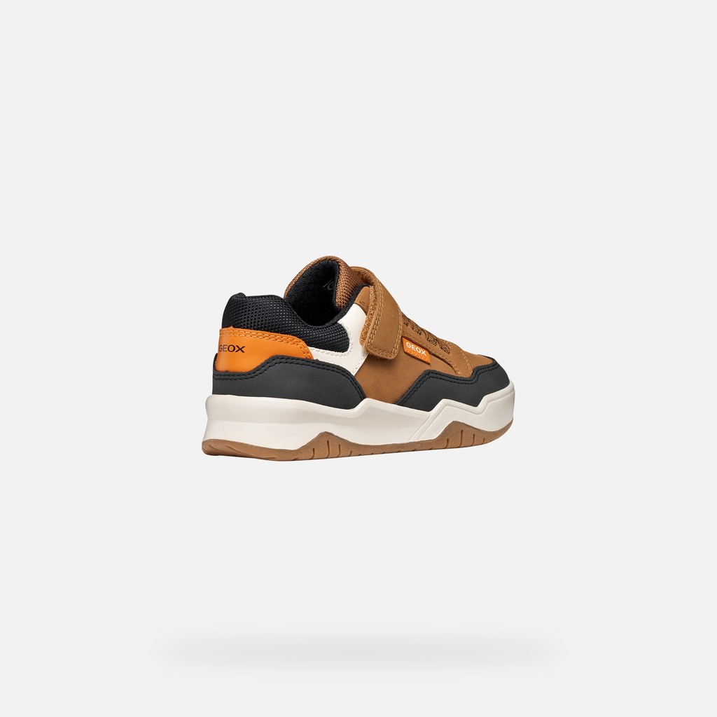 Niedrige Sneakers PERTH JUNGE Hellbraun - image number 4 | GEOX