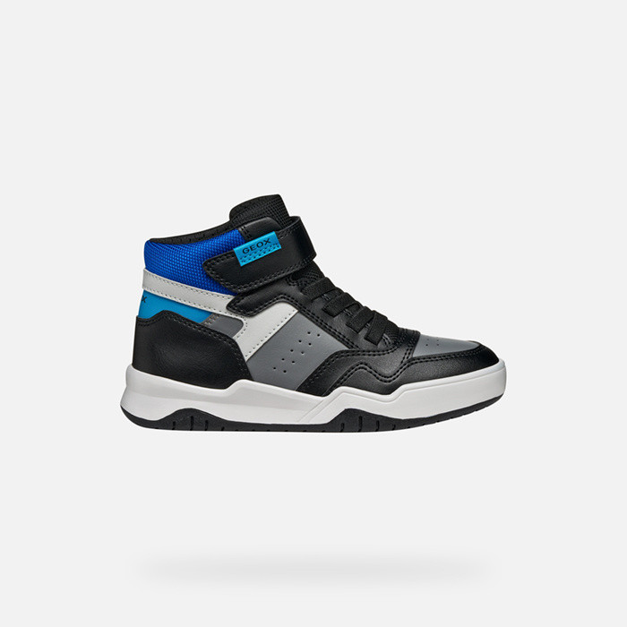 High top sneakers PERTH BOY Grey/Black | GEOX