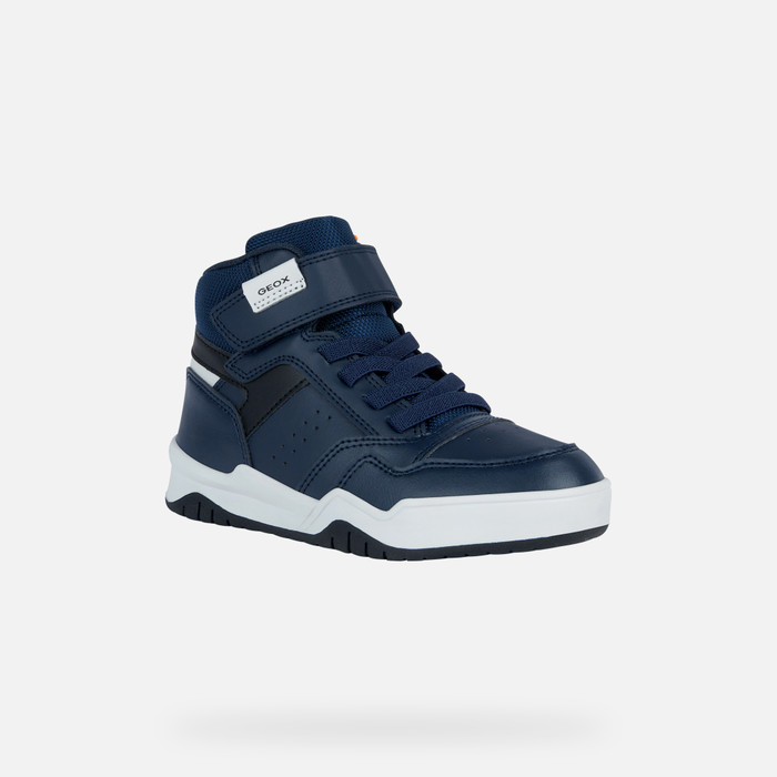 PERTH High BOY: blue Sneakers | Top Junior Boy Geox® Geox® navy