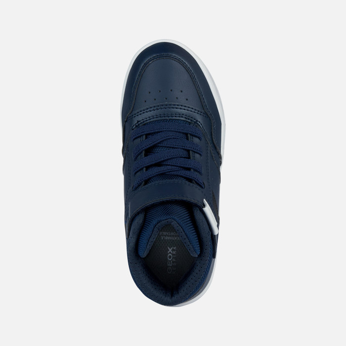 blue Top Geox® High PERTH BOY: Sneakers | Boy Geox® Junior navy