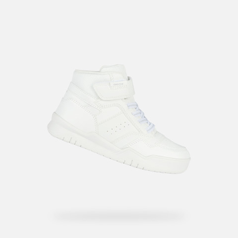 Baskets montantes PERTH GARÇON Blanc | GEOX