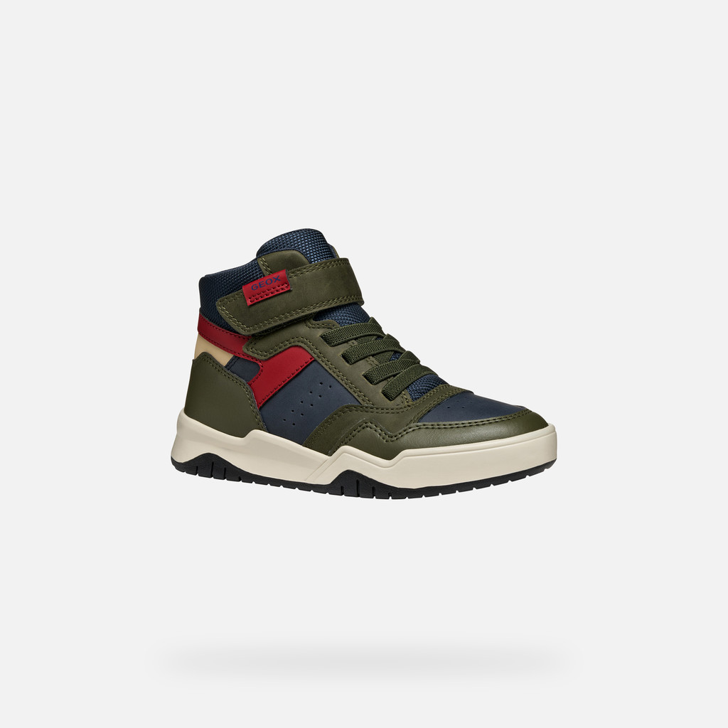 High top sneakers PERTH BOY Military/Navy - image number 2 | GEOX