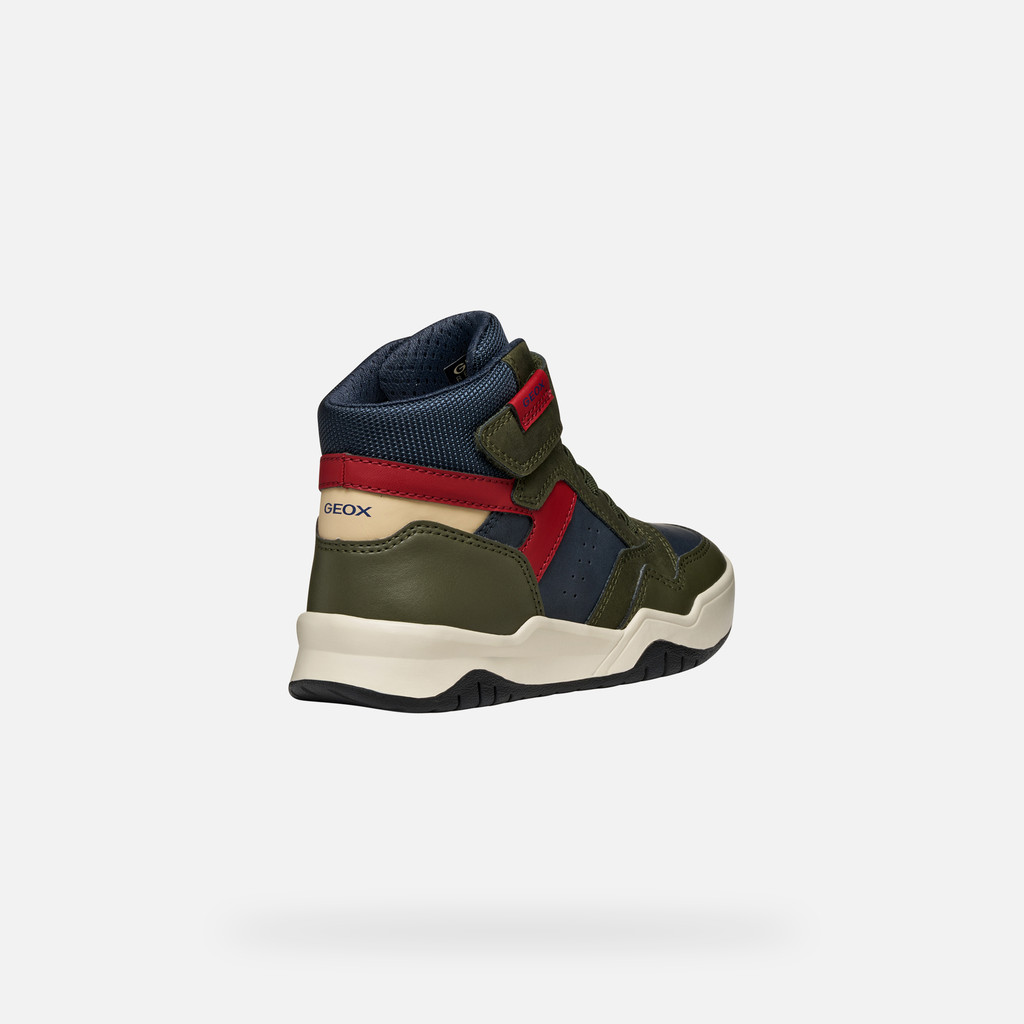 High top sneakers PERTH BOY Military/Navy - image number 4 | GEOX
