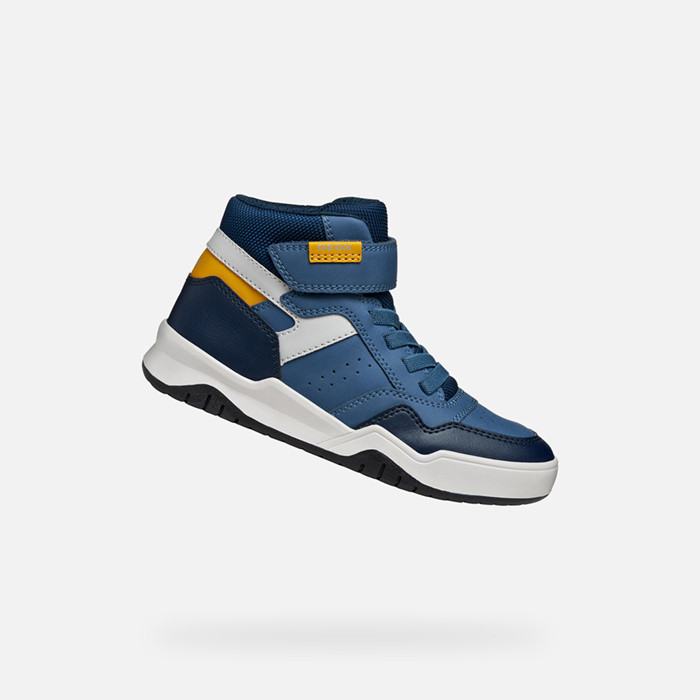 High top sneakers PERTH BOY Avio/Grey | GEOX