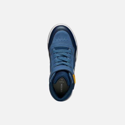 High top sneakers PERTH BOY Avio/Gray - image number 5 | GEOX