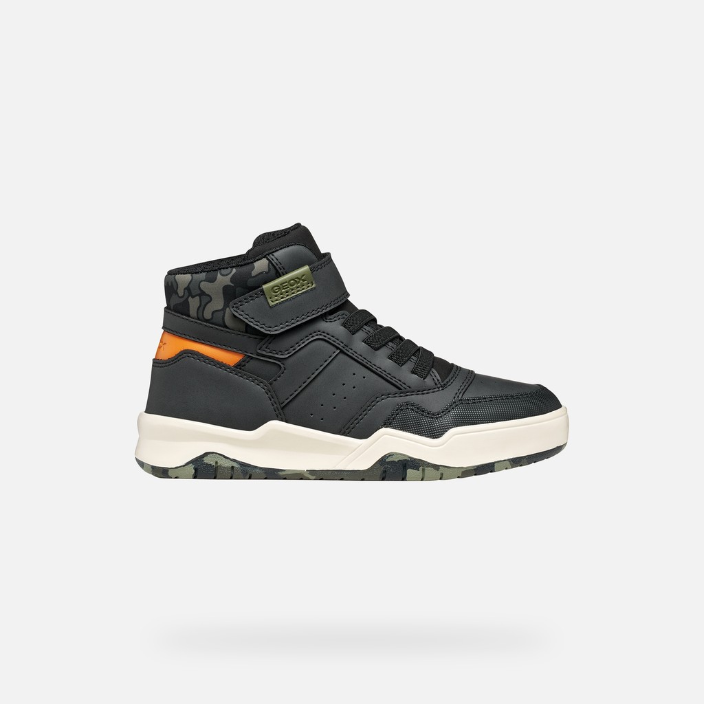 Zapatillas con velcro PERTH NI&Ntilde;O Negro/Camuflaje - image number 2 | GEOX