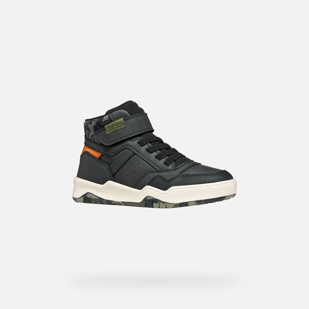 Zapatillas con velcro PERTH NI&Ntilde;O Negro/Camuflaje - image number 3 | GEOX