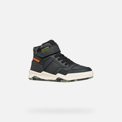 Zapatillas con velcro PERTH NI&Ntilde;O Negro/Camuflaje - image number 3 | GEOX