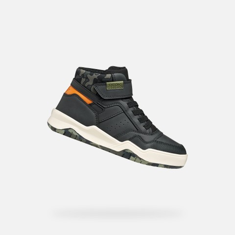 Zapatillas con velcro PERTH NI&Ntilde;O Negro/Camuflaje | GEOX