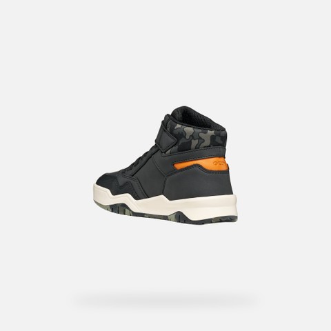 Zapatillas con velcro PERTH NI&Ntilde;O Negro/Camuflaje - image number 4 | GEOX