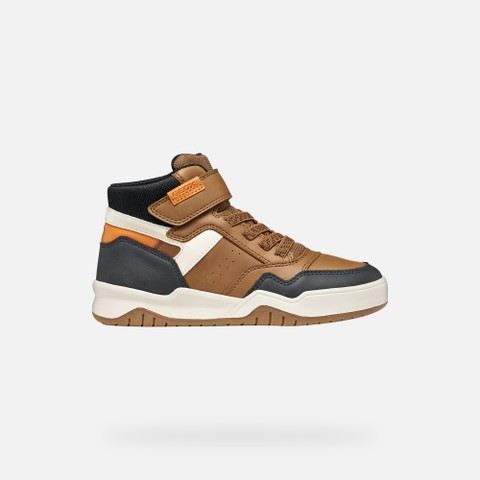 Velcro shoes PERTH BOY Light Brown - image number 1 | GEOX