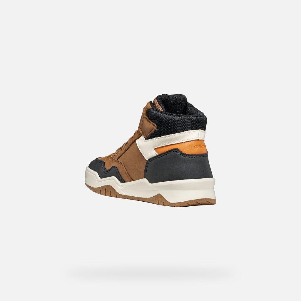 Velcro shoes PERTH BOY Light Brown - image number 3 | GEOX