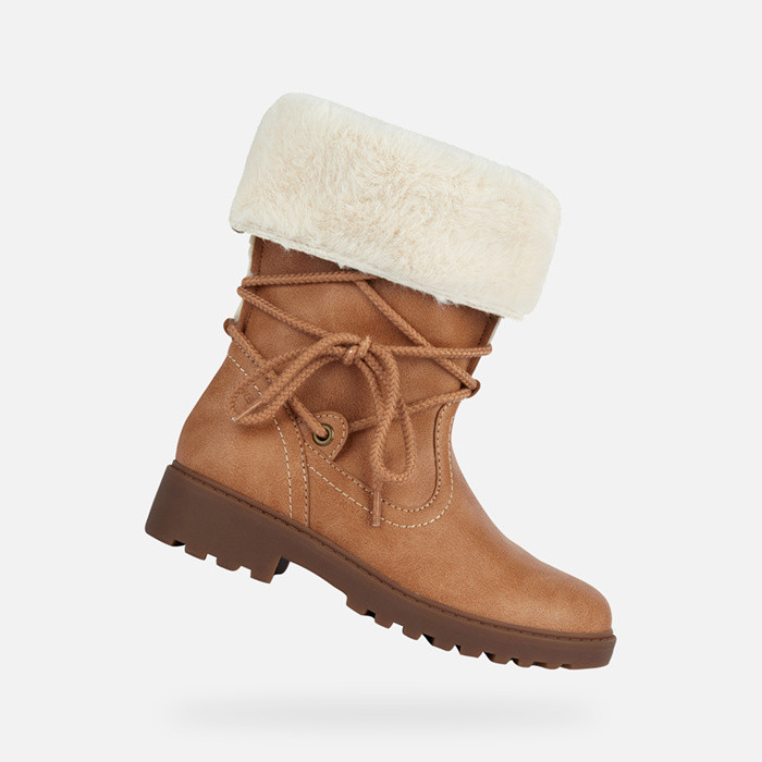 ANKLE BOOTS GIRL CASEY ABX GIRL - CAMEL